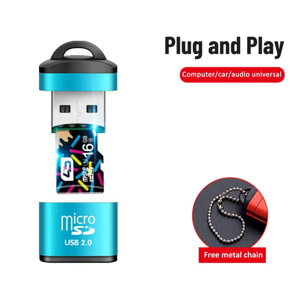 

Tf Micro Sd Portable 480mbps Usb Adapter High Speed Card Reader Usb 2.0 Card Reader