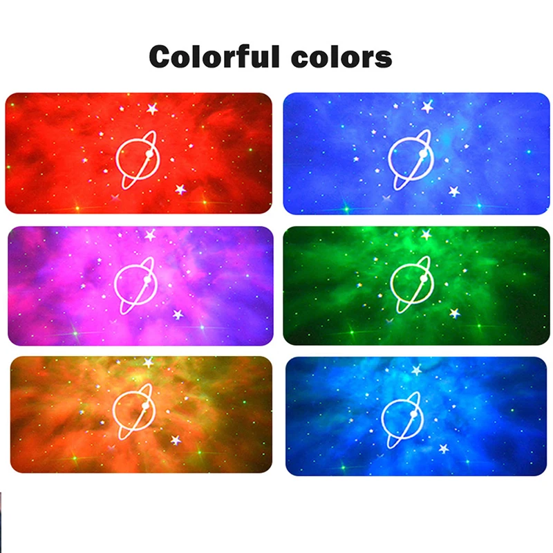 Звездное небо светодиодный проектор лампа вращающийся Ночной светильник