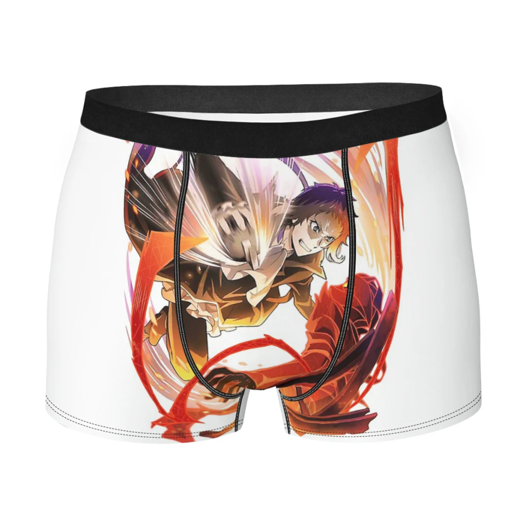 

Mayoi Card Battle Man's Boxer Briefs Underwear Bungo Stray Dogs Atsushi Nakajima Anime Highly Breathable Top Quality Sexy Shorts