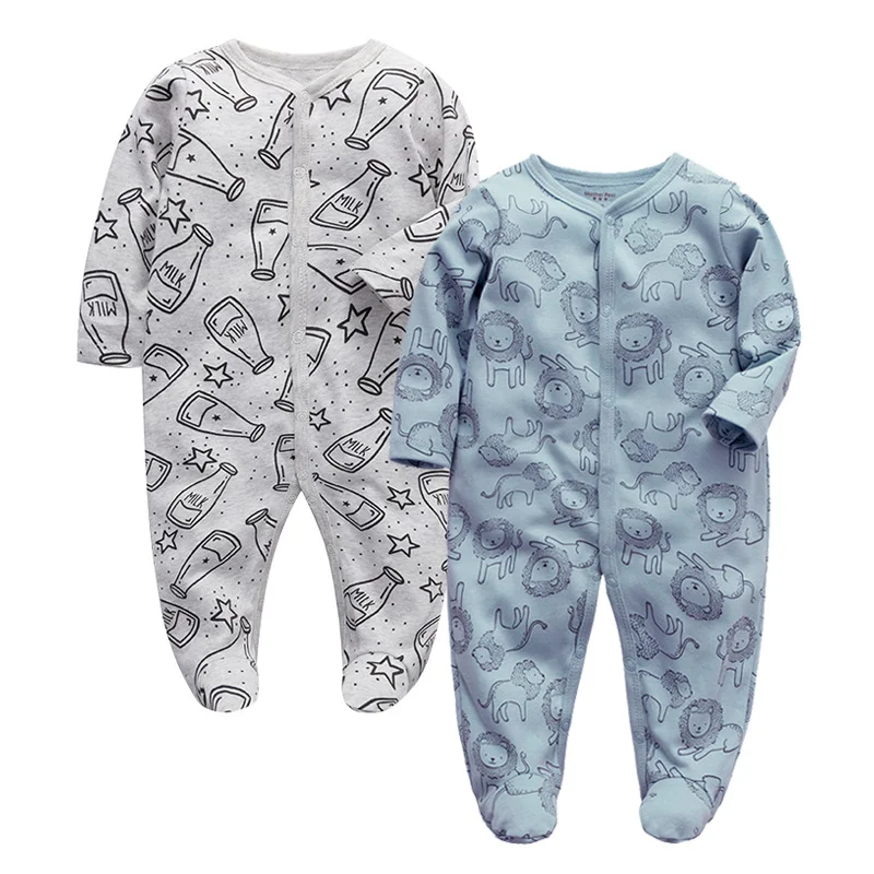 

Детский комбинезон из чистого хлопка, с длинным рукавом