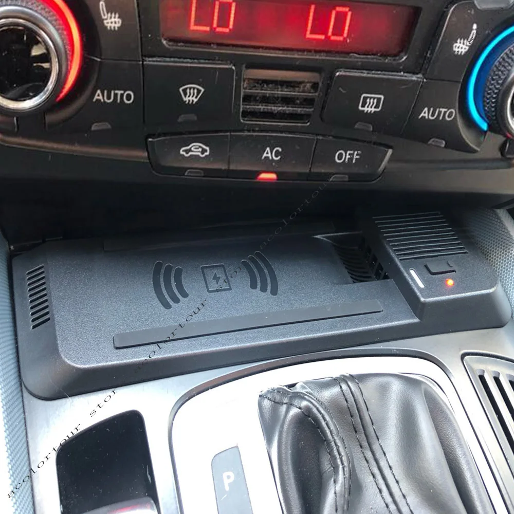 Автомобильное беспроводное зарядное устройство qi для Audi A6 A7 RS6 C7 A4 зарядная плата