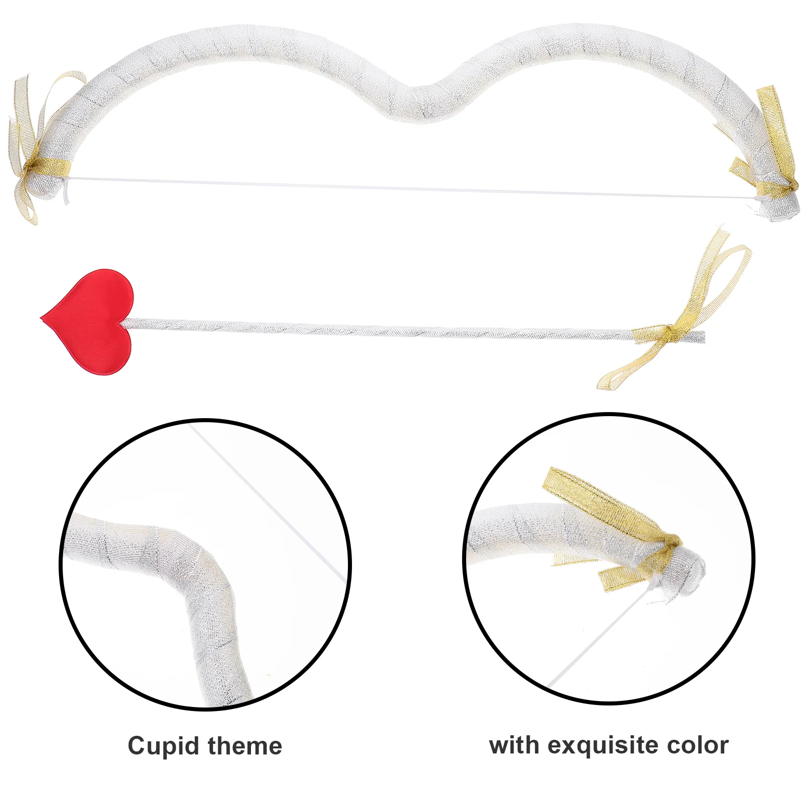 Костюм со стрелой Купидона реквизит для фотосессии аксессуары с бантом богиня на