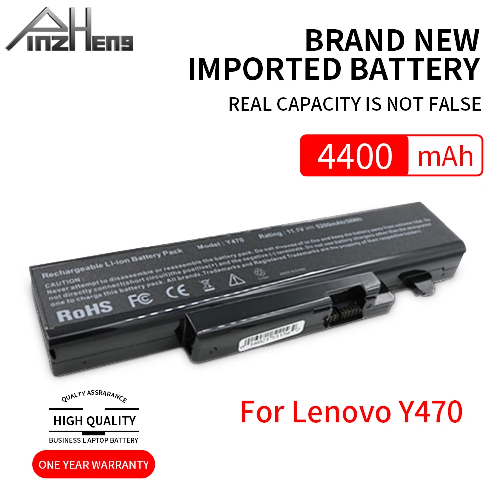 

PINZHENG Laptop Battery For Lenovo Ideapad Y470 Y470A Y570 Y570A 57Y6625 57Y6626 L10C6F01 L10P6F01 L10S6F01 Replacement Battery