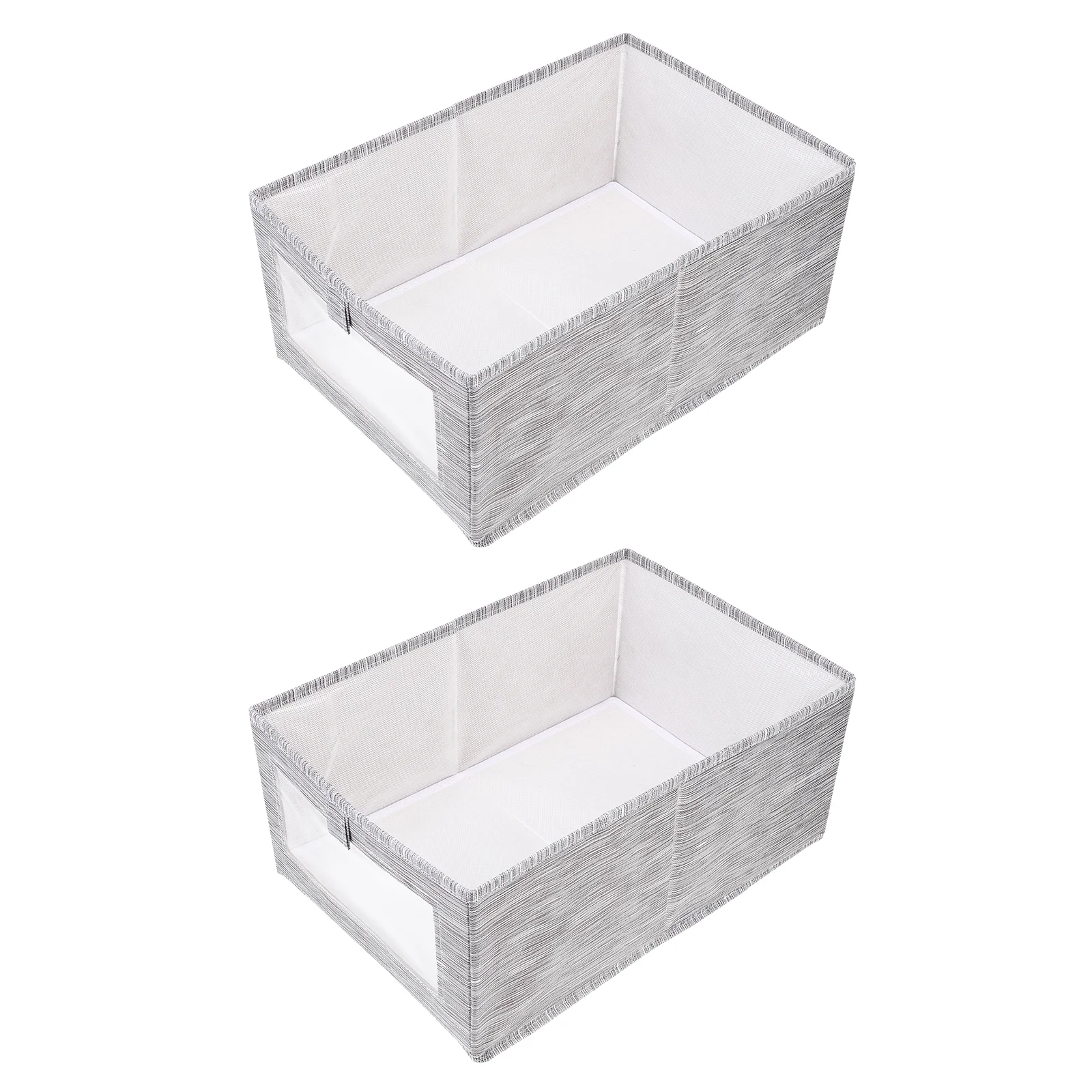 

2pcs Indoor Storage Box Multipurpose Storage Container Folding Sundries Box