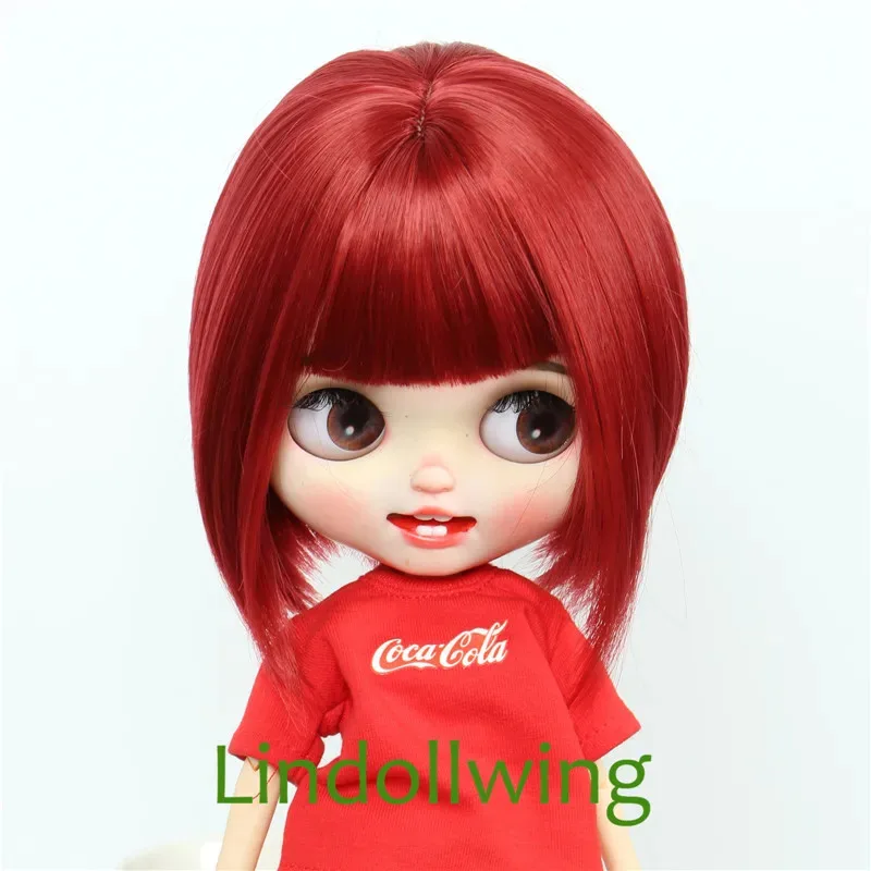 Короткий прямой парик для кукол Blyth Qbaby Amydoll, 9-10 дюймов, коллекционная серия. (art.: 3920d8a3fe1e4) - 3920d8a3fe1e4