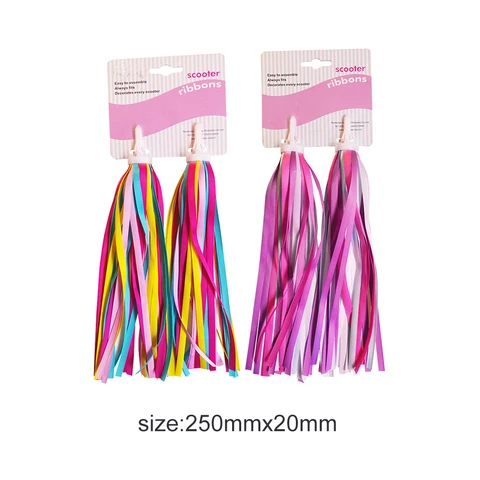 2 шт., велосипедный руль, красочные ленты с кисточками, детский скутер, декор для велосипеда, лента с кисточками, ленты, аксессуары для велоспорта