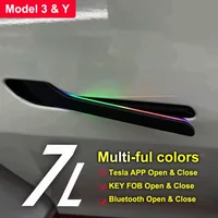Model 3 Y Auto Presenting Door Handle For Tesla Model 3 2020 2021  Model Y SATONIC V7L Multi-color LED Waterproof Exterior