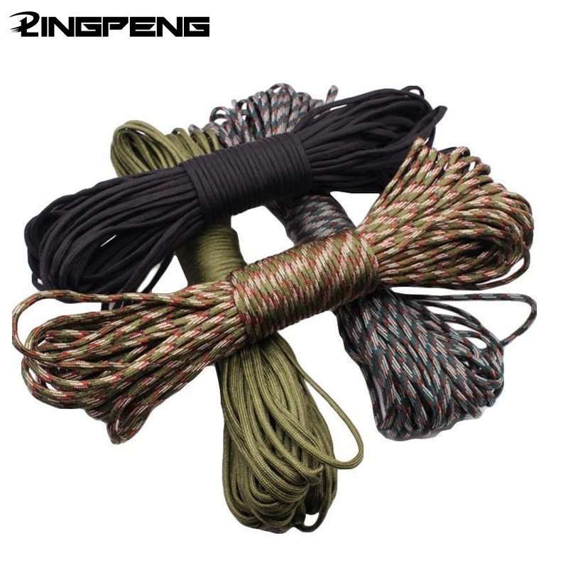 Nylon Rope Roller  7 Strand Utility Parachute Cord for Camping Tent Outdoor Packaging Climbing Hiking Survival Equipment