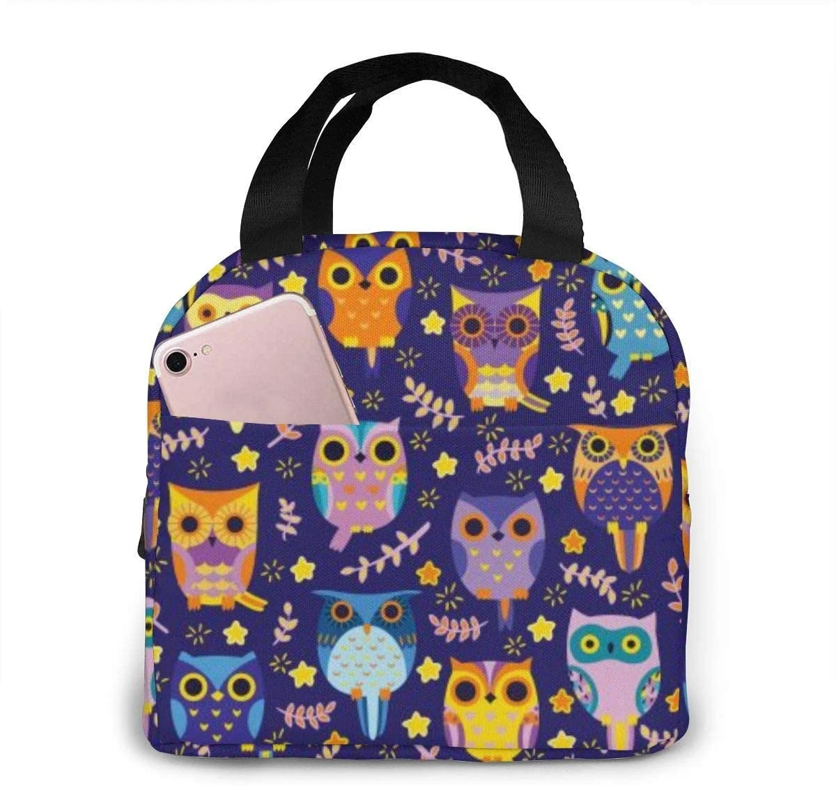 

Cute Little Unicon Mermaid Lunch Bag Insulated Lunch Box Waterproof Meal Prep Cooler Tote For Picnic Camping Work Travel