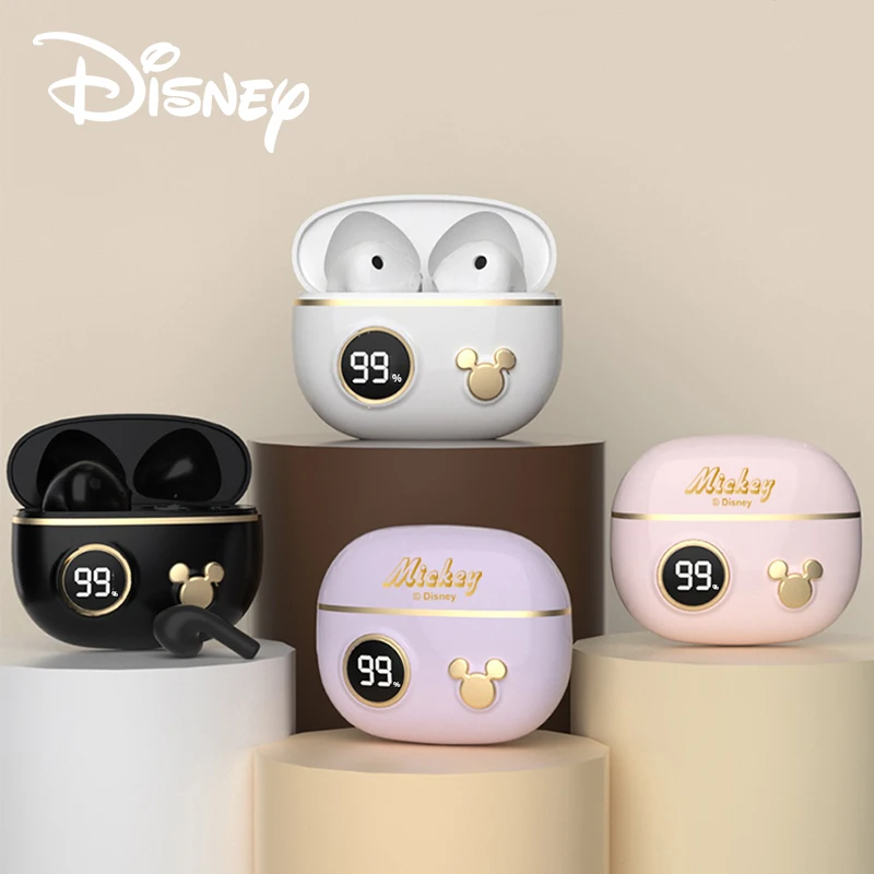 

Оригинальные наушники Disney P88S TWS 5,2 Bluetooth, беспроводные наушники-вкладыши, подарок на день рождения вечерние модная гарнитура для девочек