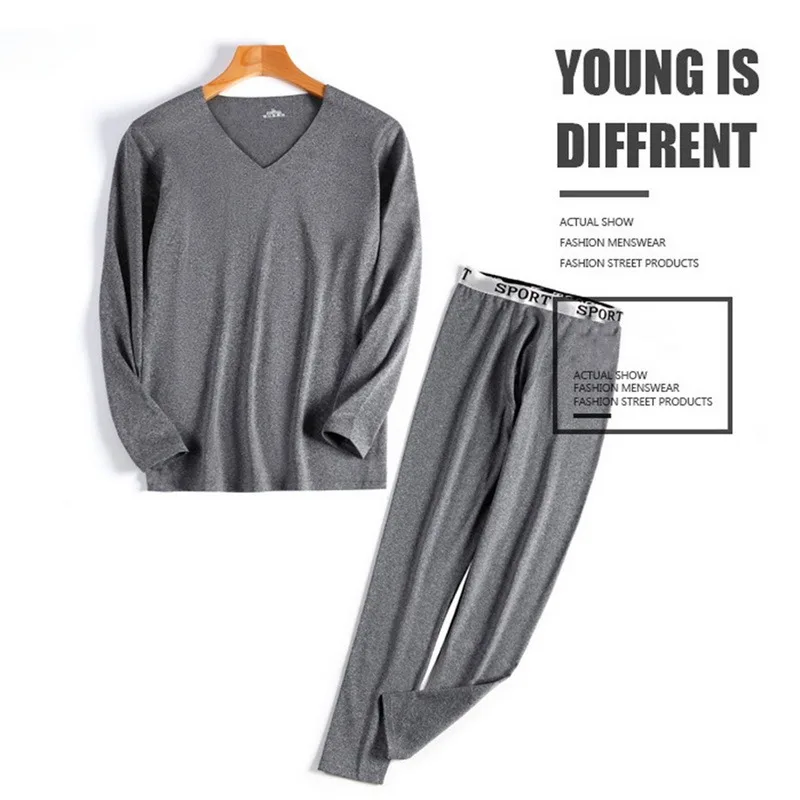 Мужское термобелье длинные штаны для мужчин зимние толстые комплекты термобелья