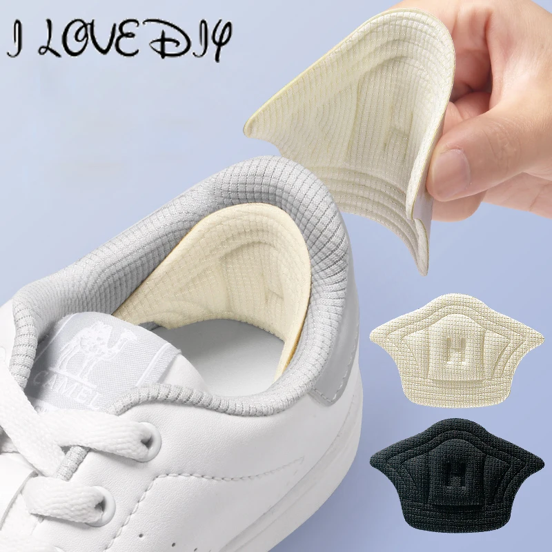 2pcs Shoes Pads Sports Shoe Heel Cushion Pad Adjustable Antiwear feet Inserts Insoles Can be Cut Heel Protector Sticker Insole