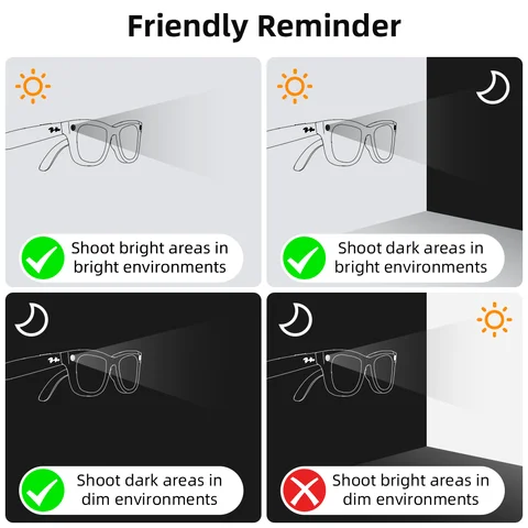 HIBLOKS светодиодные наклейки для Ray-Ban Meta