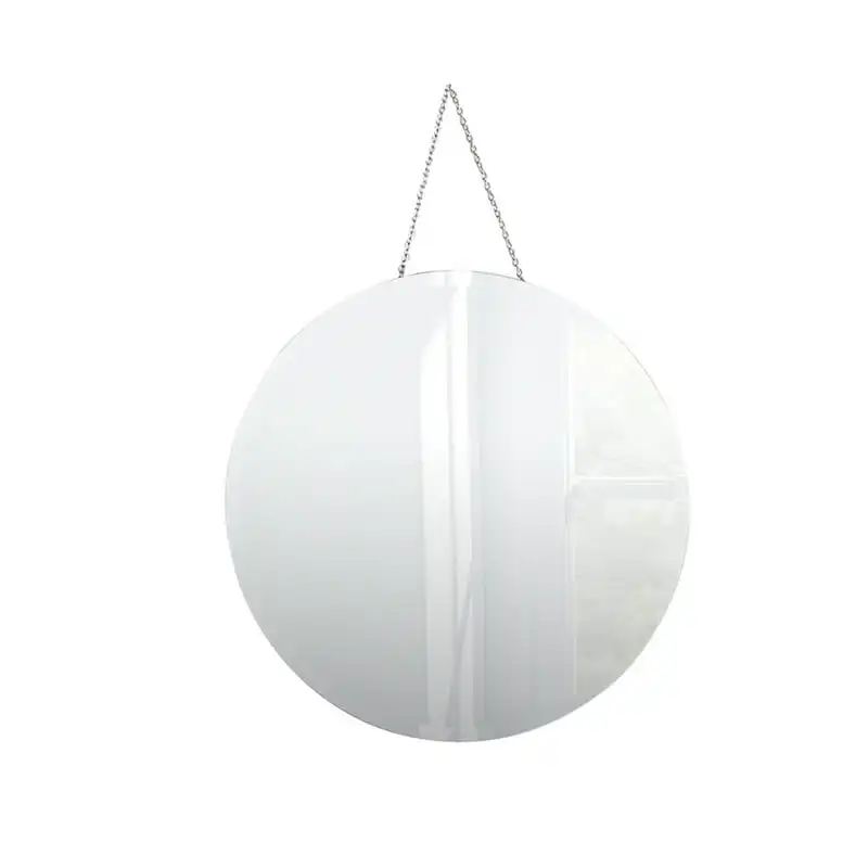 

Round Frameless Wall Mount Accent Mirror