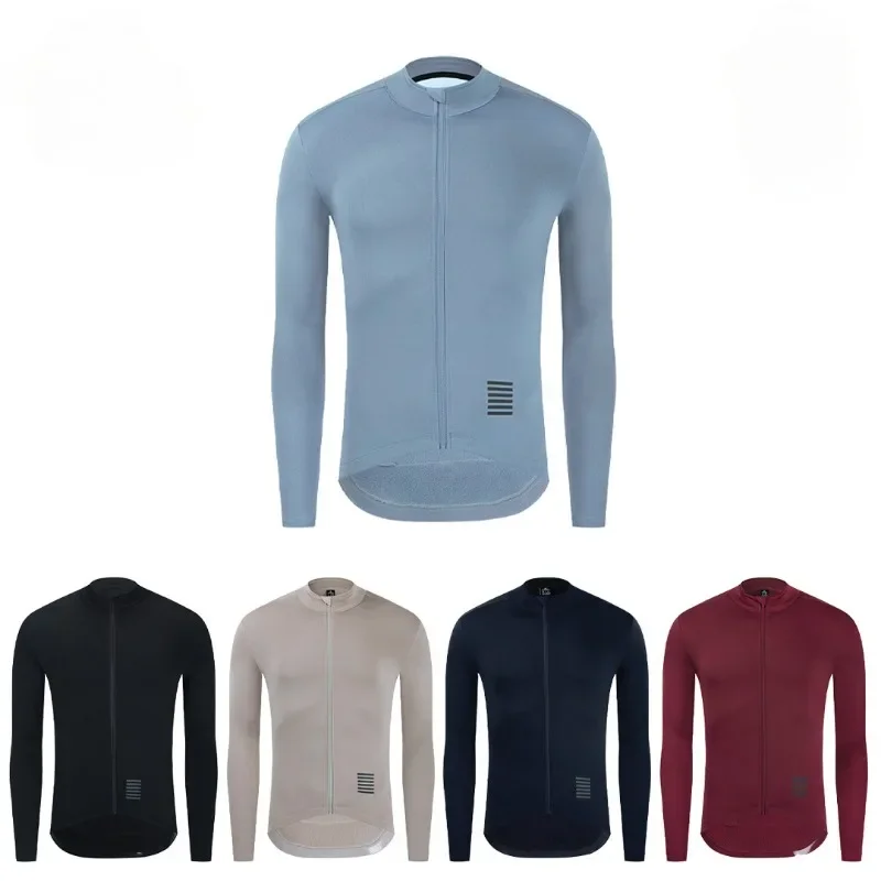 

Ykywbike Autumn and Winter Fleece Riding Clothes Long Sleeve Mountain Bike Equipment with Fleece Warm Riding Clothes 바람막이