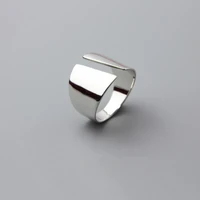 tulx minimalist smooth geometric width finger rings for women men new fashion party accessories jewelry adjustable