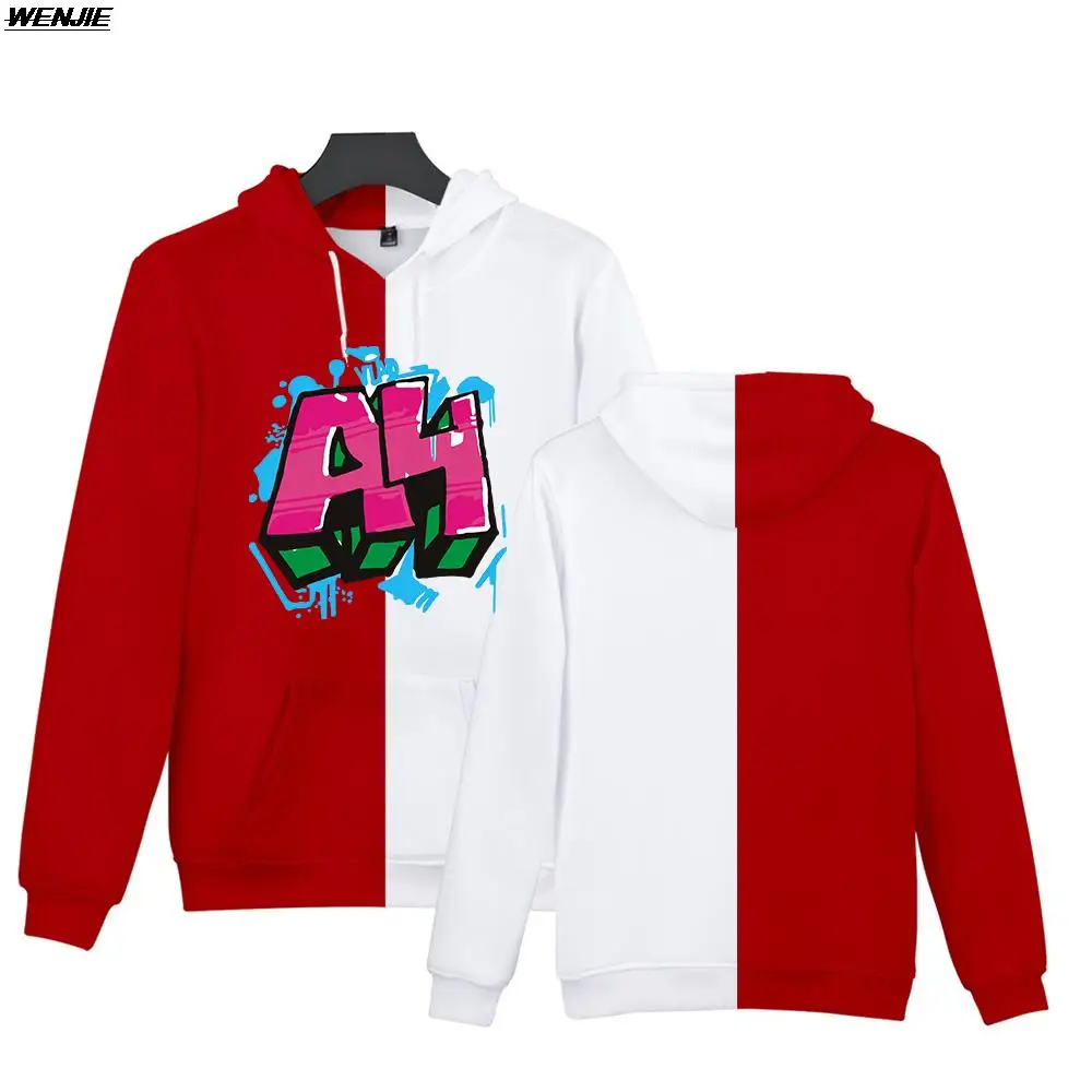 

Children Kawaii Hoodie Merch A4 Lamba Print Casual Family Clothing Boys/girls Streetweear Sweatshirts Men/wo High Quality