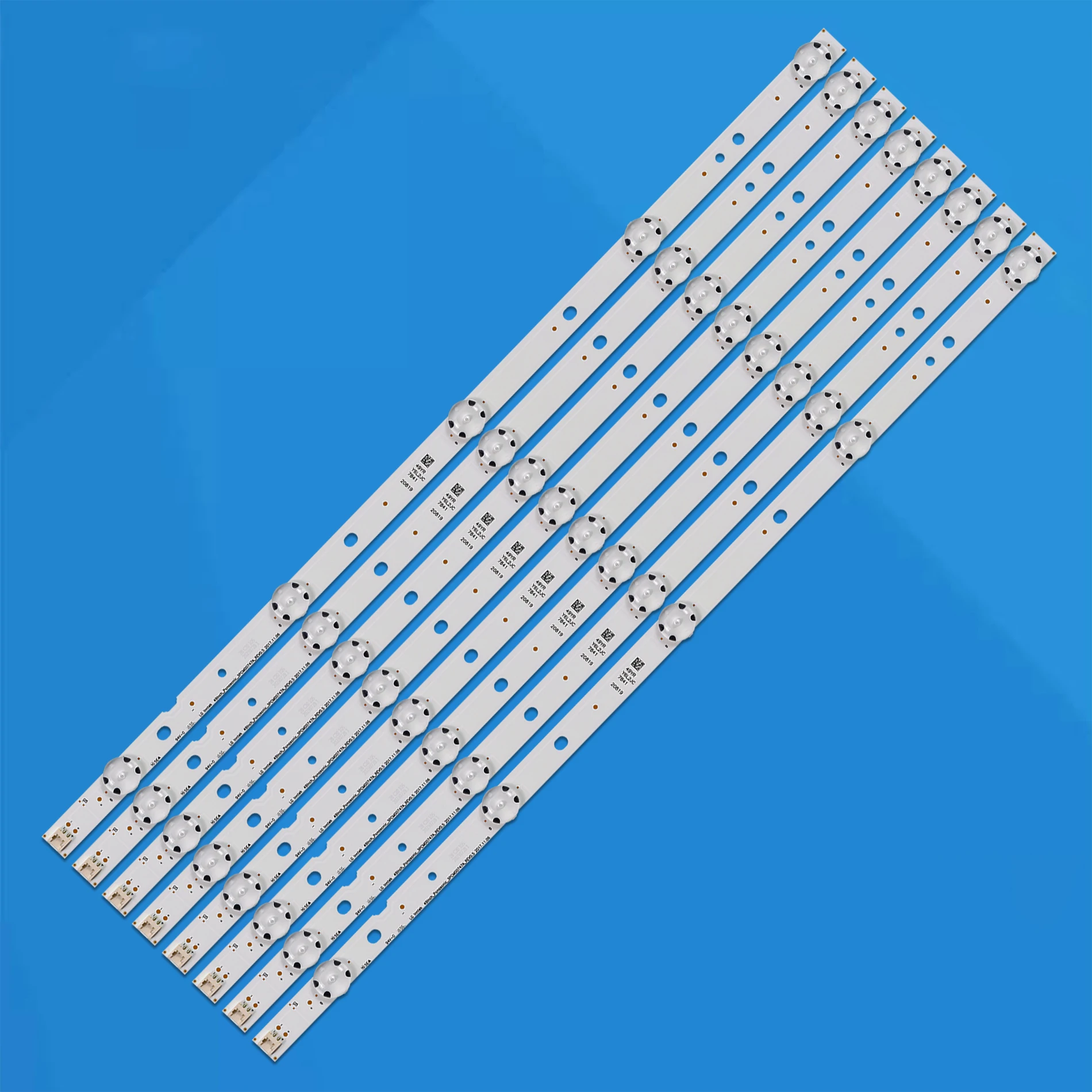 8 шт./компл. светодиодная лента для подсветки 49 WC1313 TX-49DSW504S TX-49ES400E TX-49DS503E TX-49DSR500