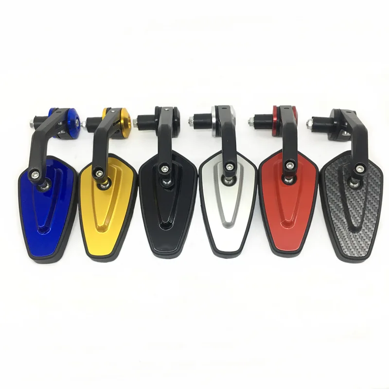 

1 Pair 7/8" 22mm Universal Motorcycle Aluminum Rear View Handle Bar End Side Rearview Mirrors For YAMAHA MT-07 MT-09 MT-10 XMAX