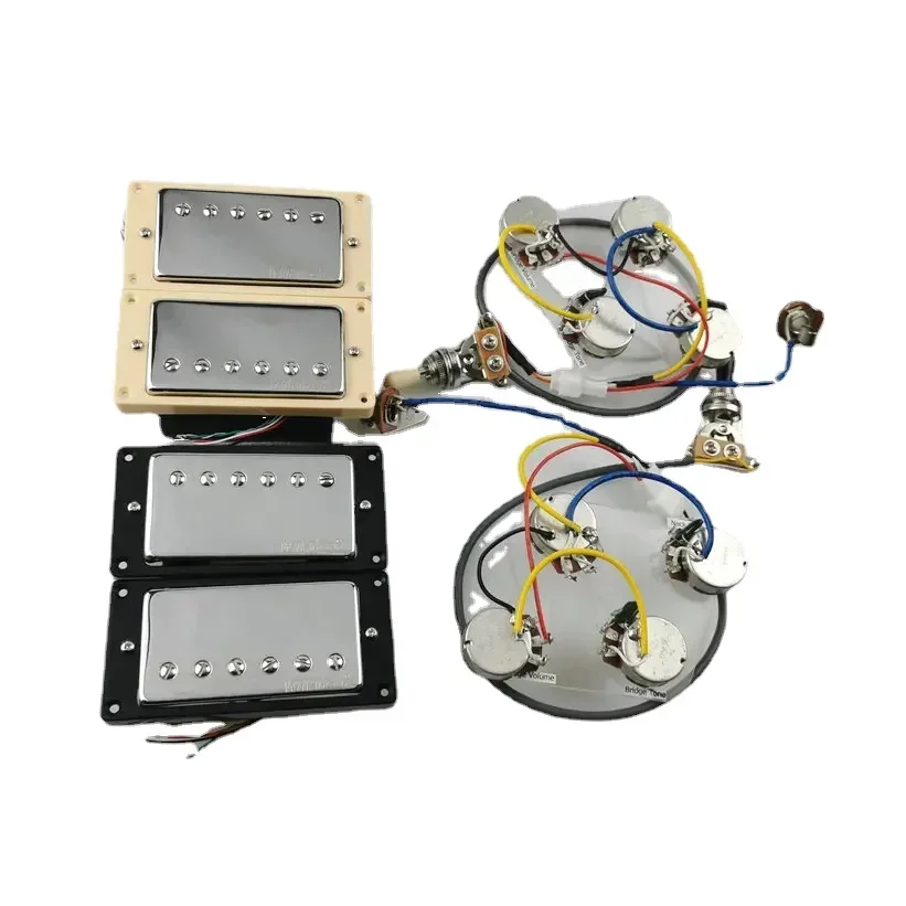 Звукосниматели для электрогитары Wilkinson Ainico5 Humbucker 4C с жгутом проводов Подходит