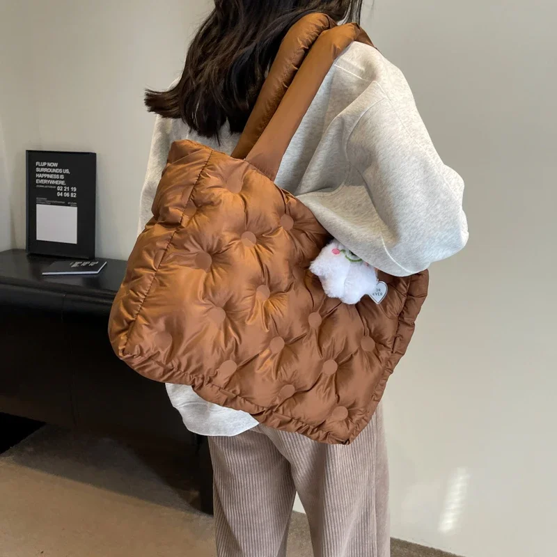 Повседневная Мягкая вместительная сумка-тоут для женщин стильная сумка с