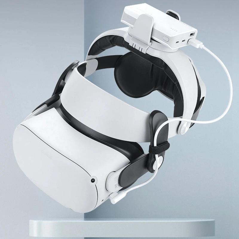 

Ремешок для головы для Oculus Quest 2, аксессуары Halo Elite, с держателем для аккумулятора, регулируемый сброс, давление головы, виртуальная реальност...