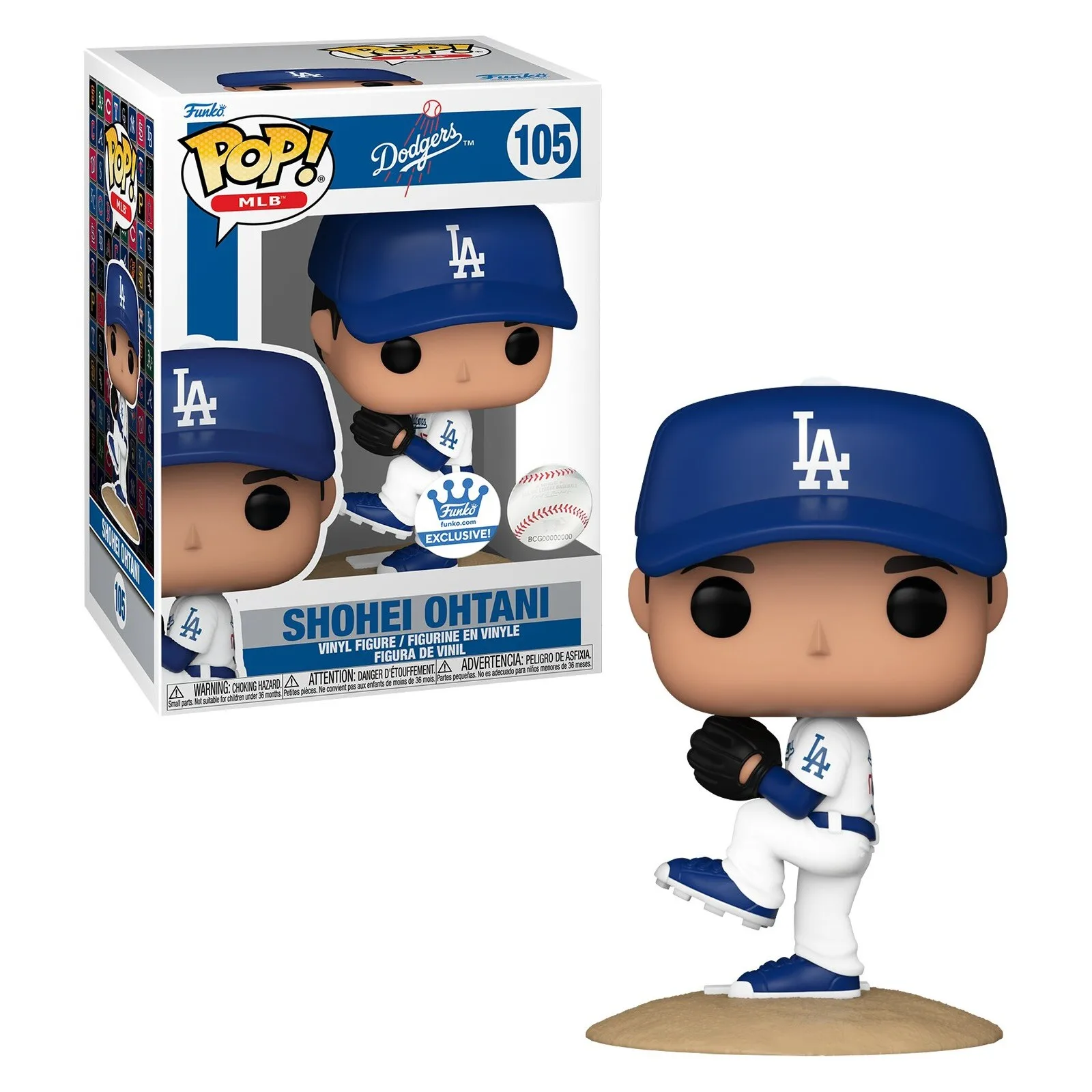 Фото Funko POP MLB LA Dodgers Шохей Отани 105 # 106 # Виниловая фигурка 10 см, коллекционная кукла из ПВХ, игрушка для детей, подарок на день рождения №3