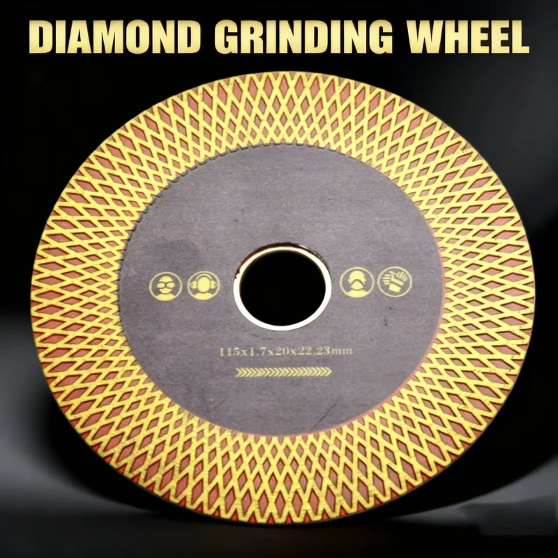 1 шт., 4,5 дюйма, 115 мм, алмазный отрезной диск по металлу для угловой шлифовальной машины, керамической плитки, фарфора, мрамора, циркулярного камня, пильного полотна