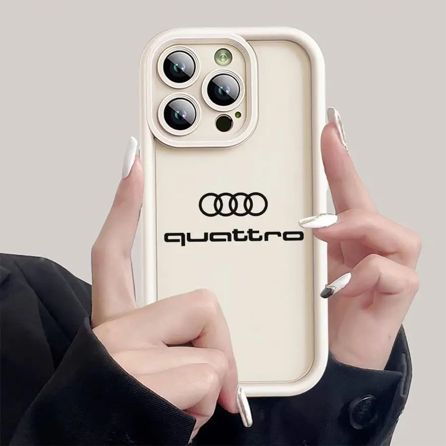 A-Audi-RS спортивный автомобильный чехол для телефона Apple iPhone 16 11 13 15 12 14 Pro Max Plus