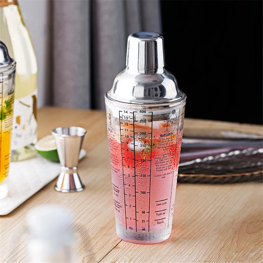 

Стеклянный шейкер для коктейлей, Бостонский шейкер для вина, Мартини для бармена, напиток для вечевечерние, барные Инструменты 450 мл Boston