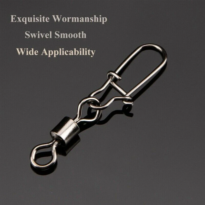 

Шариковый подшипник из нержавеющей стали, рыболовные Вертлюги с защелкой, 8 #, подшипники для катышков, Аксессуары для рыбалки, 100 шт.