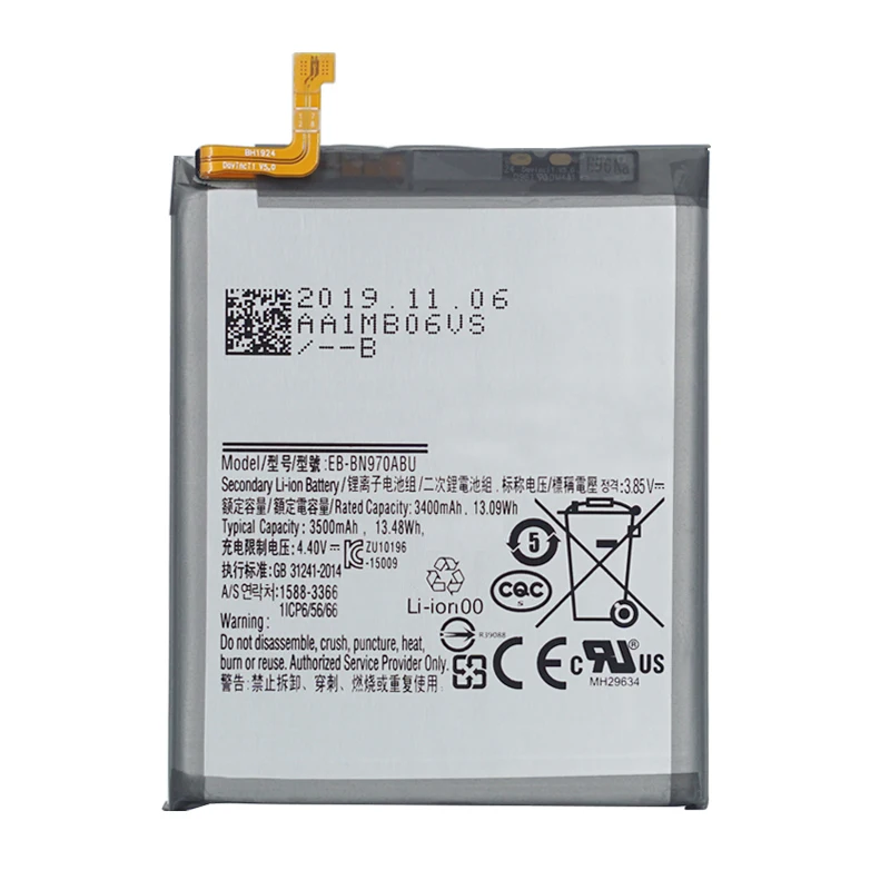 

OHD Original High Capacity Battery EB-BN970ABU For Samsung Galaxy Note 10 Note X Note10 Authentic Phone Battery 3500mAh + tools