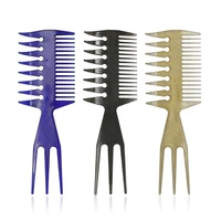 retro oil head wide tooth comb mens barber texture comb hairdresser oil head comb salon hairdressing styling tools hair comb