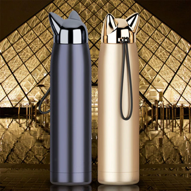 

HF HOT Premium Travel Coffee Mug Stainless Steel Thermos Tumbler Cups Vacuum Flask Thermo Water Bottle Tea Mug Thermocup Fashion