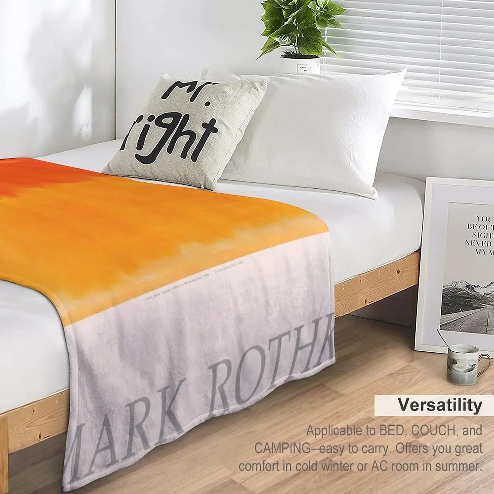 Выставочный постер Mark Rothko 1979 пледы диван-кровать теплое постельное белье одеяла