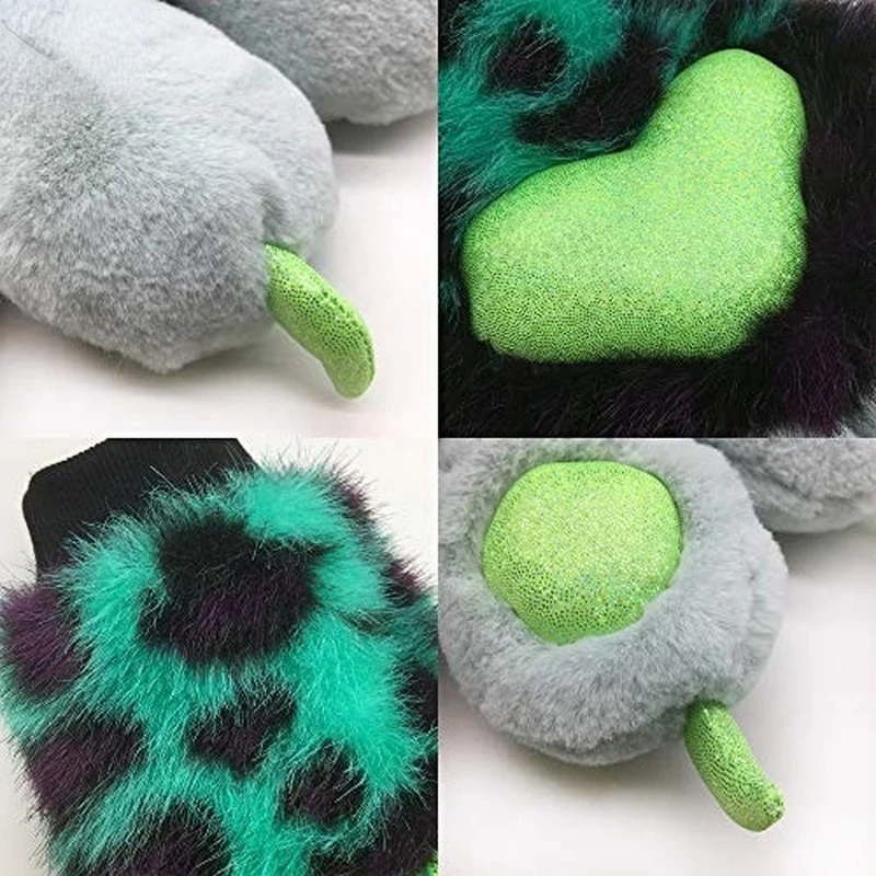 Пушистые лапы пушистые перчатки аксессуары для костюма реквизит косплея льва