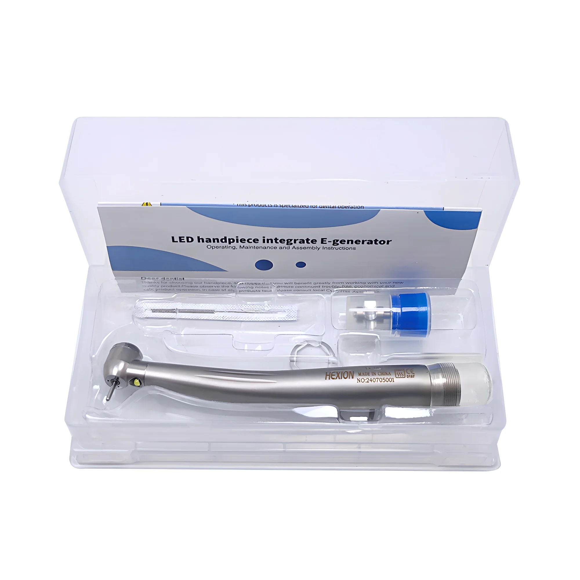 HEXION Dental светодиодный Lights высокоскоростной наконечник с 1 шт. картриджным