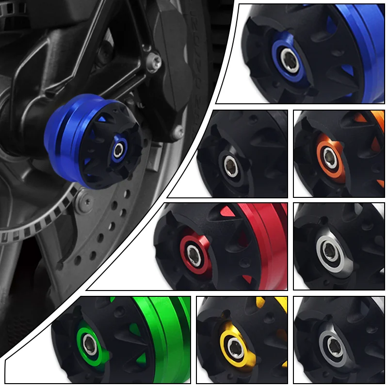 Аксессуары для мотоциклов передняя и задняя ось с ЧПУ вилка ползунки защитная