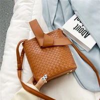 wonder bags 2022 new trend luxury brand pu leather bucket bag for women shoulder bags messenger handbag y2k purse and wallet