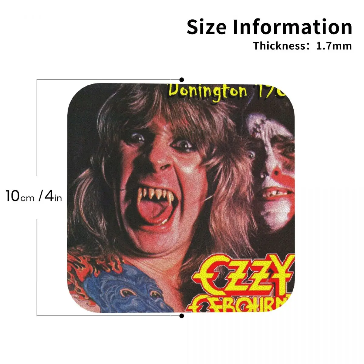 Ozzy Osbourne Merch Prince Of Darkness Подставки Кухонные салфетки Изоляционные коврики для чашек