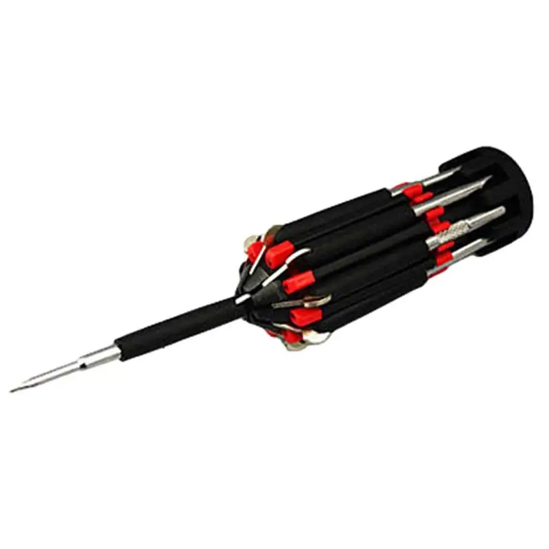 

8 In 1 Screwdriver Multifunctional Multibit Screwdriver With 6 LED Flashlights 8 In 1 Screwdriver Set Repair Disassemble Kit