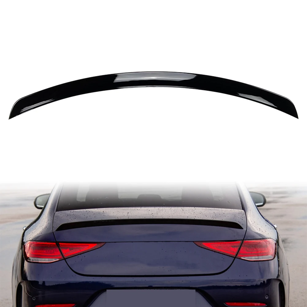 Глянцевое черное автомобильное хвостовое крыло задний спойлер багажника