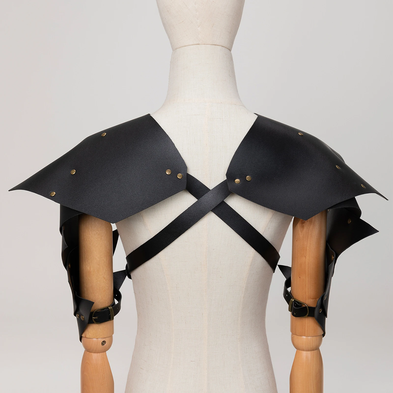 Наплечная Сумка Steampunk кожаная с двумя карманами для пиратского костюма Викинга