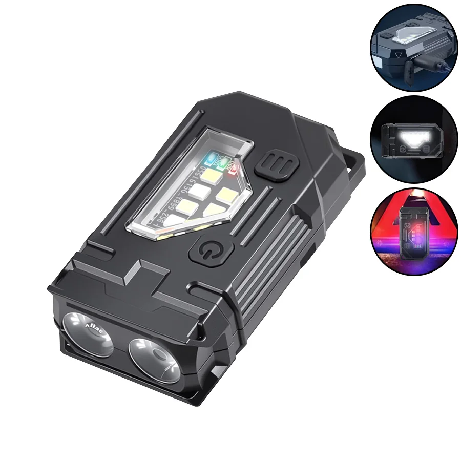 

Портативный перезаряжаемый светодиодный фонарик с магнитным креплением