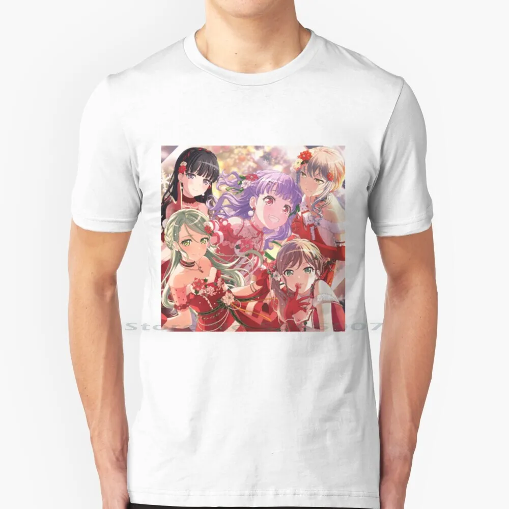 

Bandori Bang Dream Roselia Christmas Limited Set T Shirt 100% Cotton Bang Dream Bandori Roselia Christmas Limited Big Size 6xl