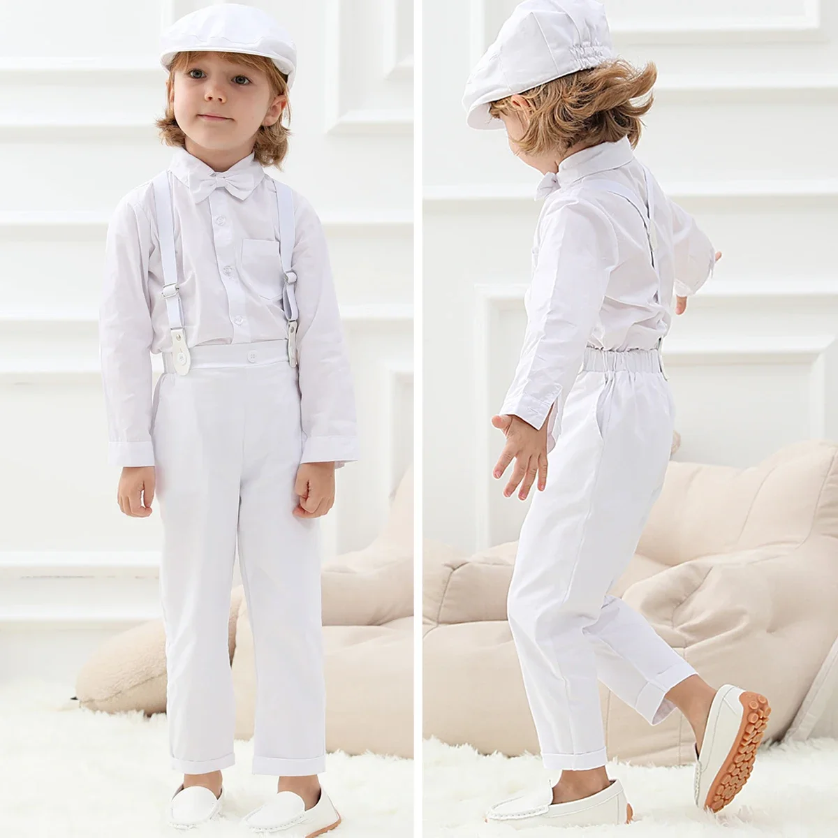 Детская блестящая одежда для крещения Пасхальная церковная официальная малышей