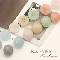 10pcs color resin shirt buttons for clothing women cardigan skirt baby child small button clothes decorative sewing accessories