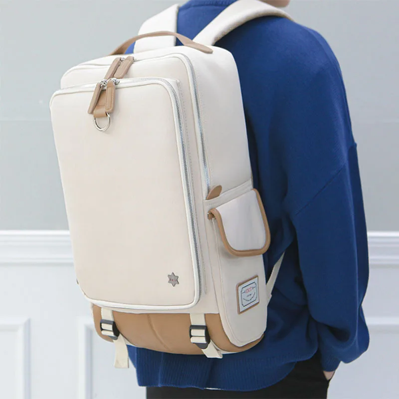 High End Temperament Men'S Business Casual Bag Stereo Fixed Shoulder Bag With Splashproof 17 Inch Laptop Bag