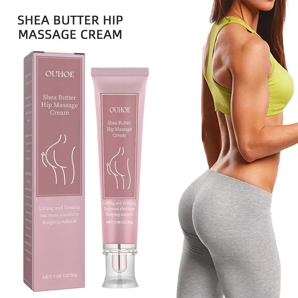

30g Hip Lift Up Cream Shea Butter Buttock Enlargement Lotion Deep Firming And Tightening Moisturizing Paste For Bigger Sexy T6O7