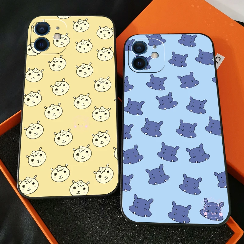 

Cartoon Bear Panda Phone Case For Funda iPhone 13 11 Pro Max 12 Mini X XR XS Max 6 6s 7 8 Plus Soft Carcasa Celular Etui Coque